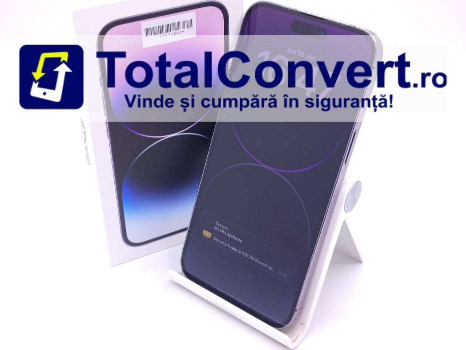 Apple iPhone 14 Pro Max 256GB Deep Purple, Garantie 24 luni | #D90130