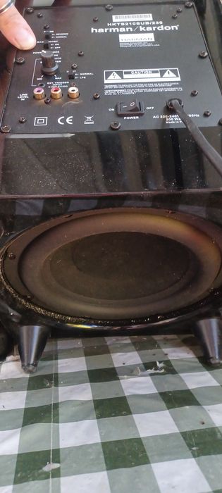 Subwoofer defect.