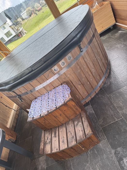 Vand set sauna  si ciubar din fibra de sticla