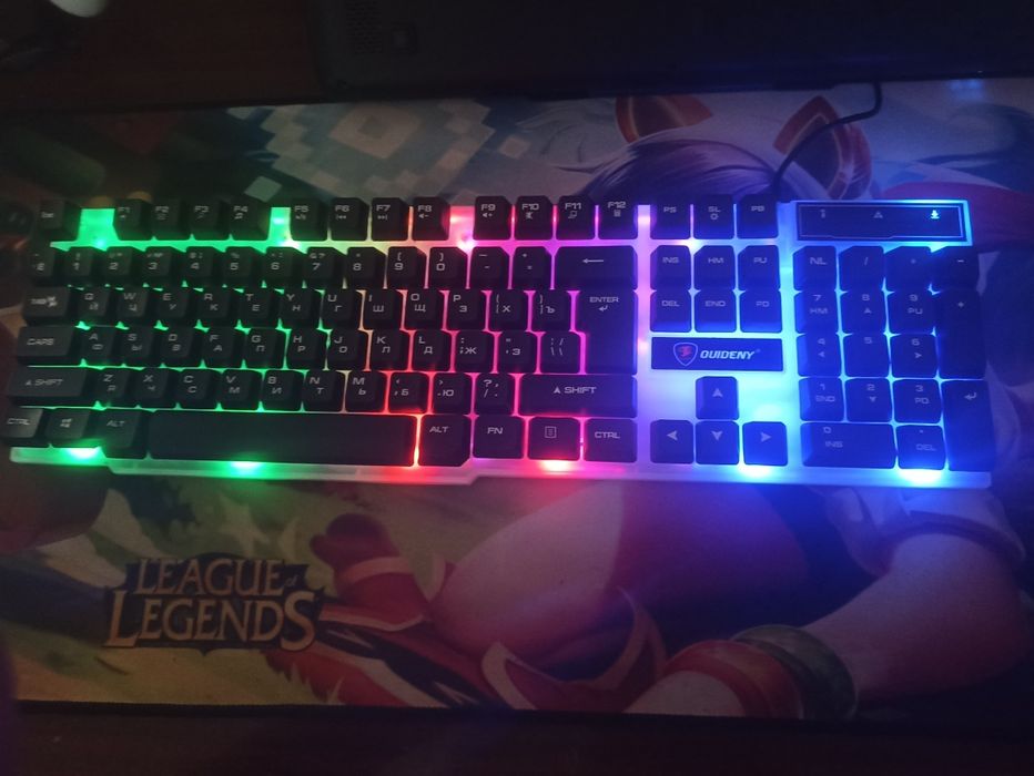 Игровой набор: Клавиатура + Мышь (Razer DeathAdder Essential) + Коврик
