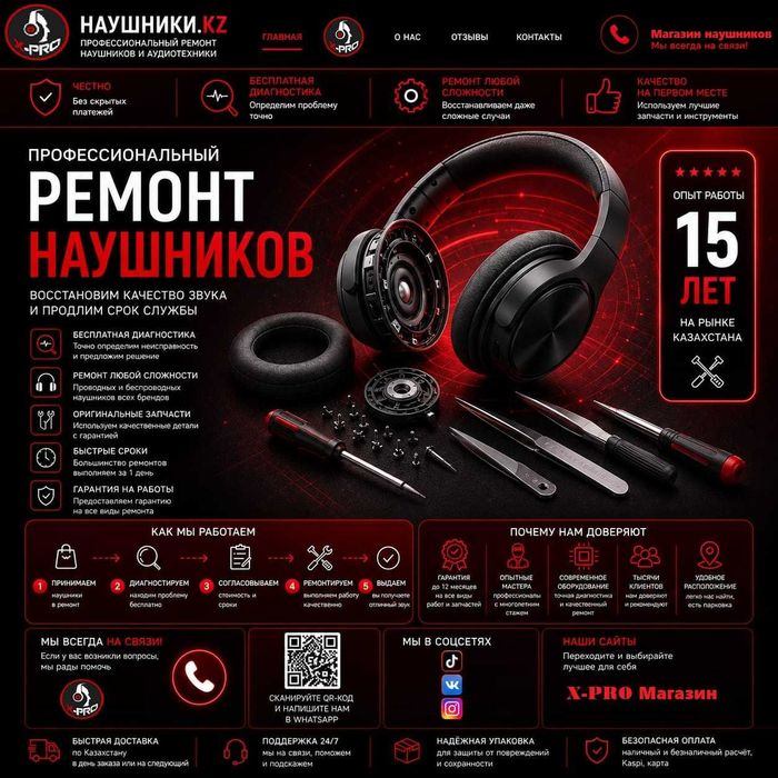 Ремонт наушников HyperX Cloud 3 Wireless Alpha Core