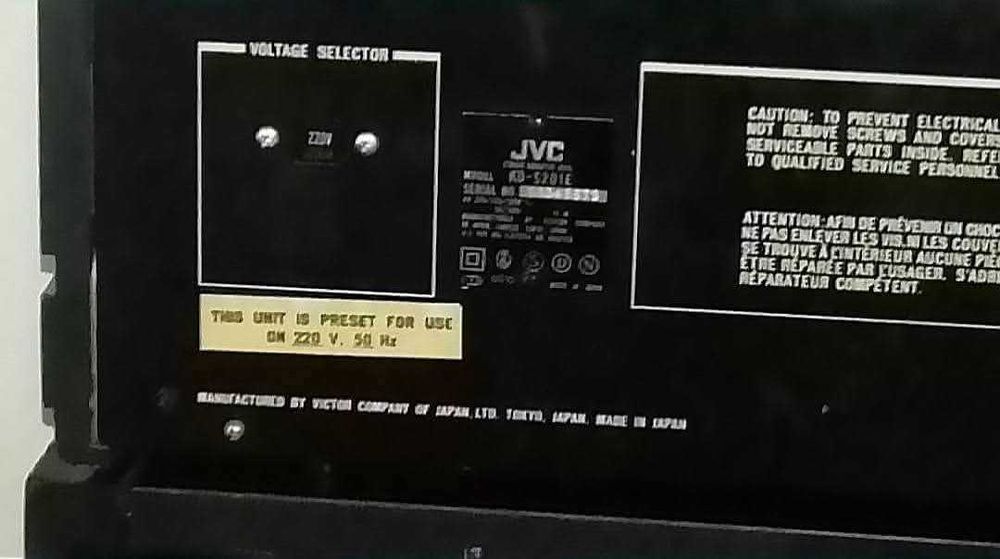 JVC audio vintage