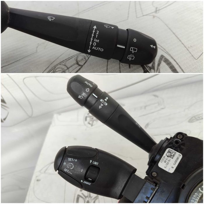 Ansamblu manete comenzi volan + spiră Peugeot 208 I 98030392ZD 2013 / [2012-2019] / (5B3)