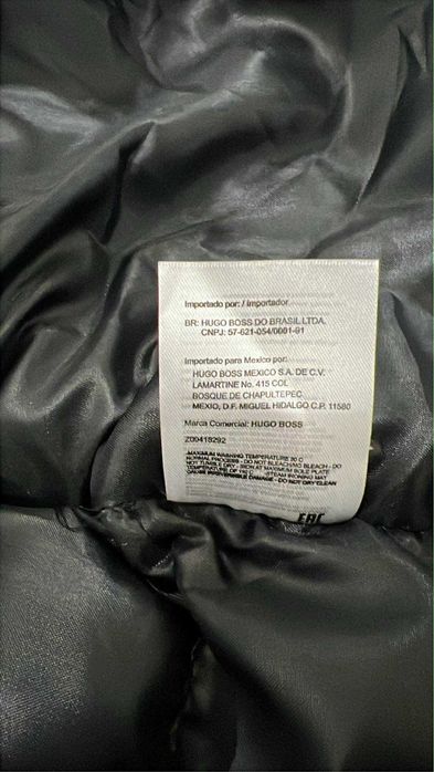 Geacă Hugo Boss puffer bărbați lucioasă premium – iarnă groasă – XXL