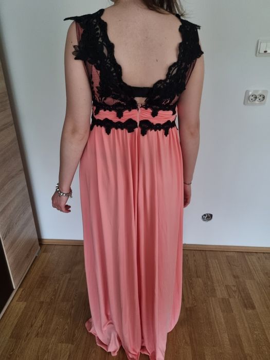 Rochie lunga corai