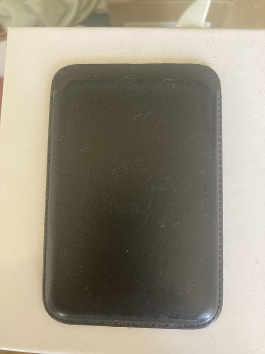 Iphone Magsafe Wallet Black Leather