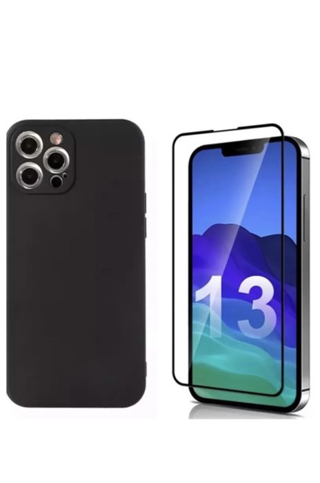 Iphone 13/14/15/16E/17/18 PRO MAX Husa Airo Slim 0,25mm + Folie Sticla Co
