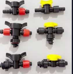 Томчилаб сугориш учун мини кранник ва улагичлар