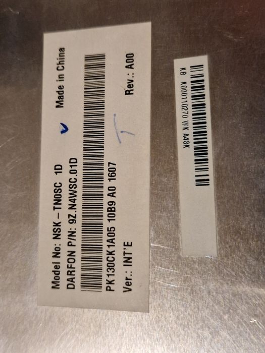 Tastatura toshiba satellite din dezmembrare