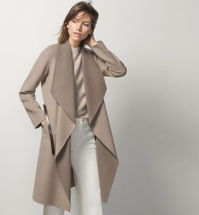 Massimo Dutti пальто на запах размер S