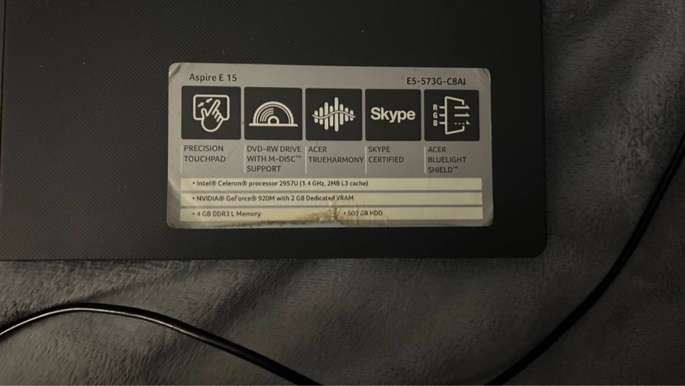 Ноутбук Acer Aspire E 15