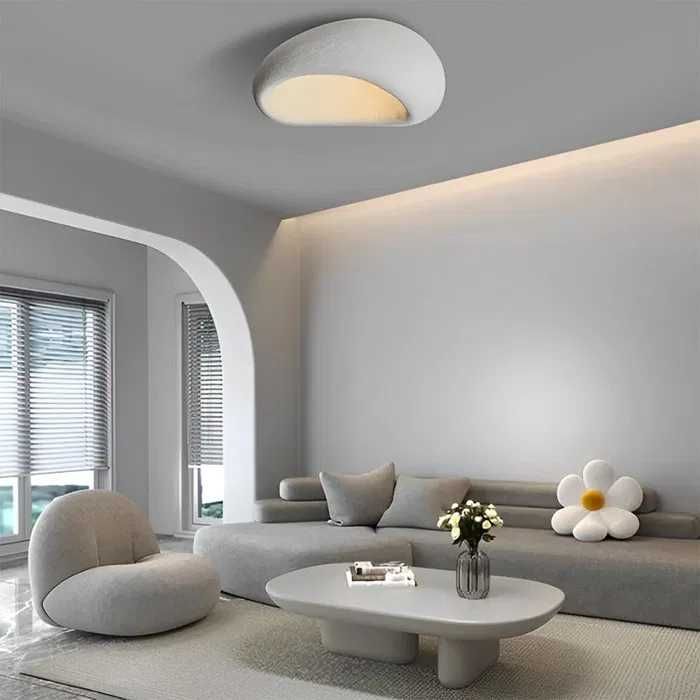 Каменен полилей в скандинавски стил облак смола Wabi-sabi 30, 40, 60см