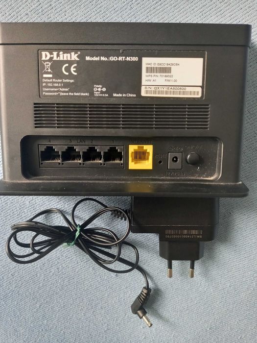 Router Wireless D-Link GO-RT-N300