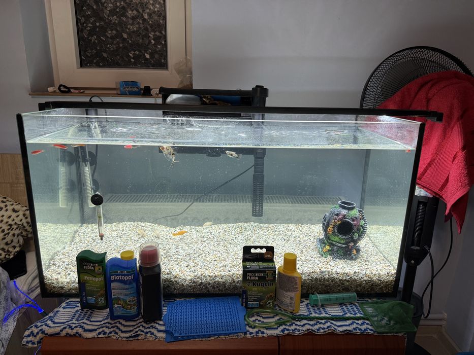 Acvariu set complet 140l