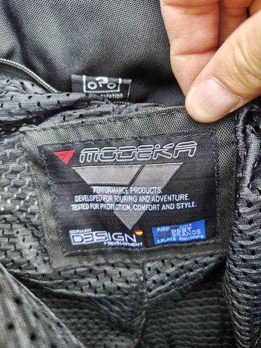 Vand pantaloni moto modeka material textil impermeabili marimea XL