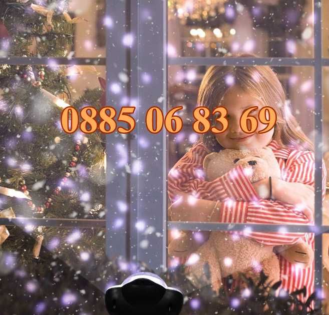 Коледен прожектор падащ сняг, Коледен прожектор със снежинки Snowfall