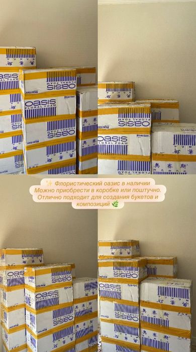 Оазис пена флористическая