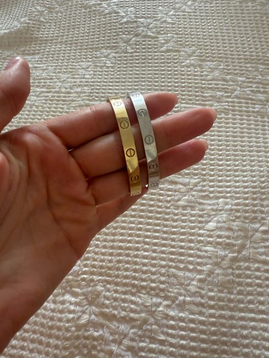 Златна гривна Cartier