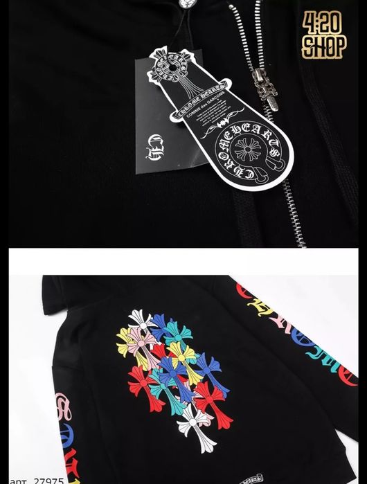 кофта chrome hearts