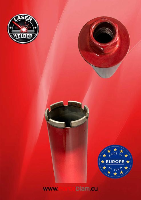 Ø62 Carota Diamantata pentru beton, ForceDiam Elite, Diametru 62mm,L 450mm