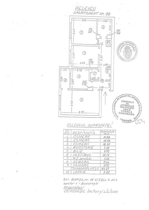 Comision 0% Apartament 3 Camere Strada Borsa Cartierul Aviatiei Metrou Aurel Vlaicu
