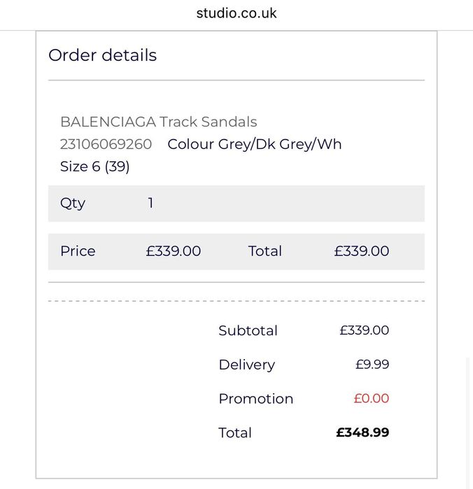 Balenciaga track сандали