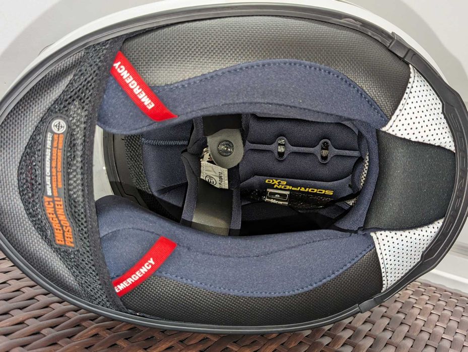 Casca moto Scorpion Exo 2000 Evo Air, marime S - cu viziera fumurie