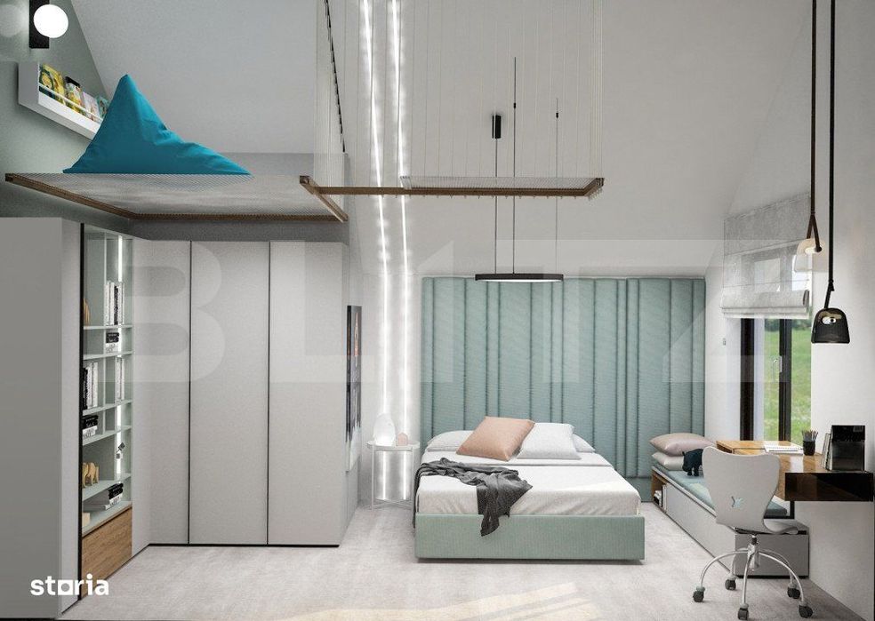 Casa individuala LA ROSU 4 camere, P+M, proiect superb! zona Stupini