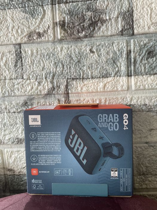 JBL GO 4 – Водоустойчива Bluetooth Колонка (Тъмносиня/Teal)