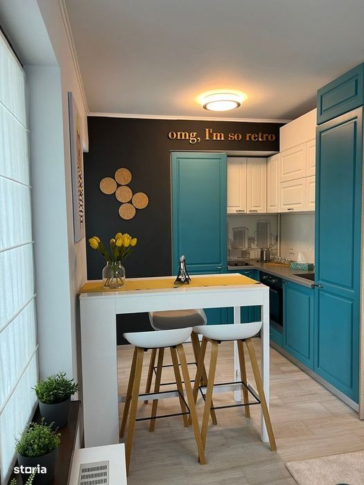 Bazilescu, apartament 2 camere, design arhitect, 2 minute de metrou.