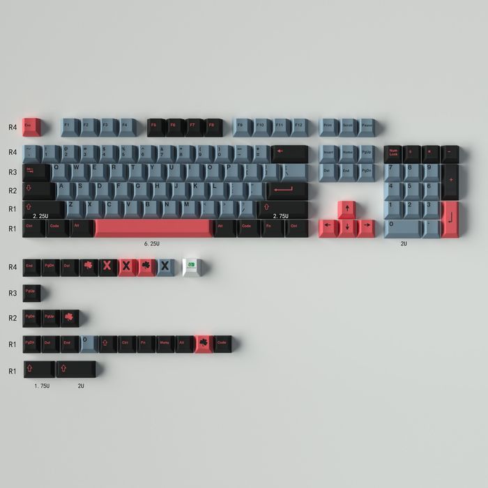 GMK Clones 8008 PBT Cherry