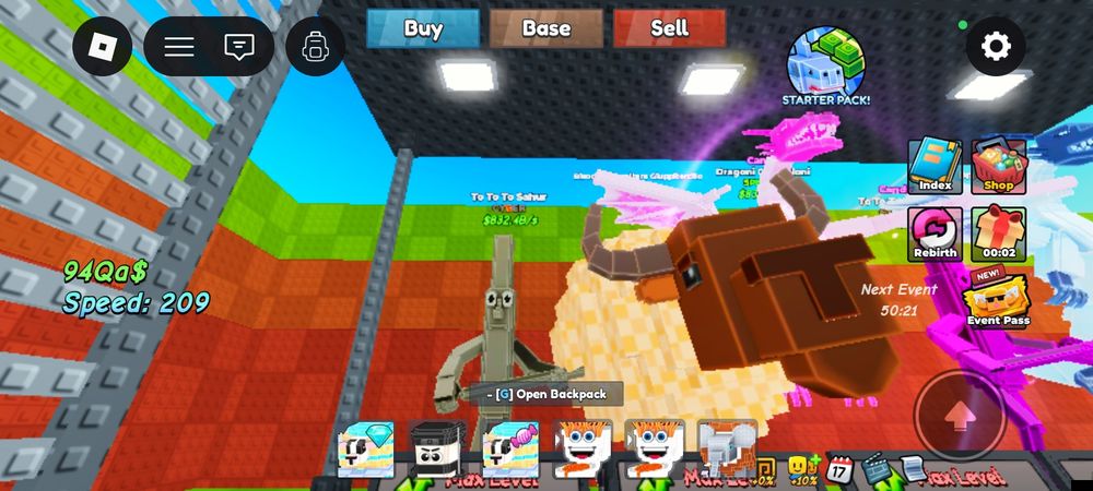 3 кибера Be a lucky block