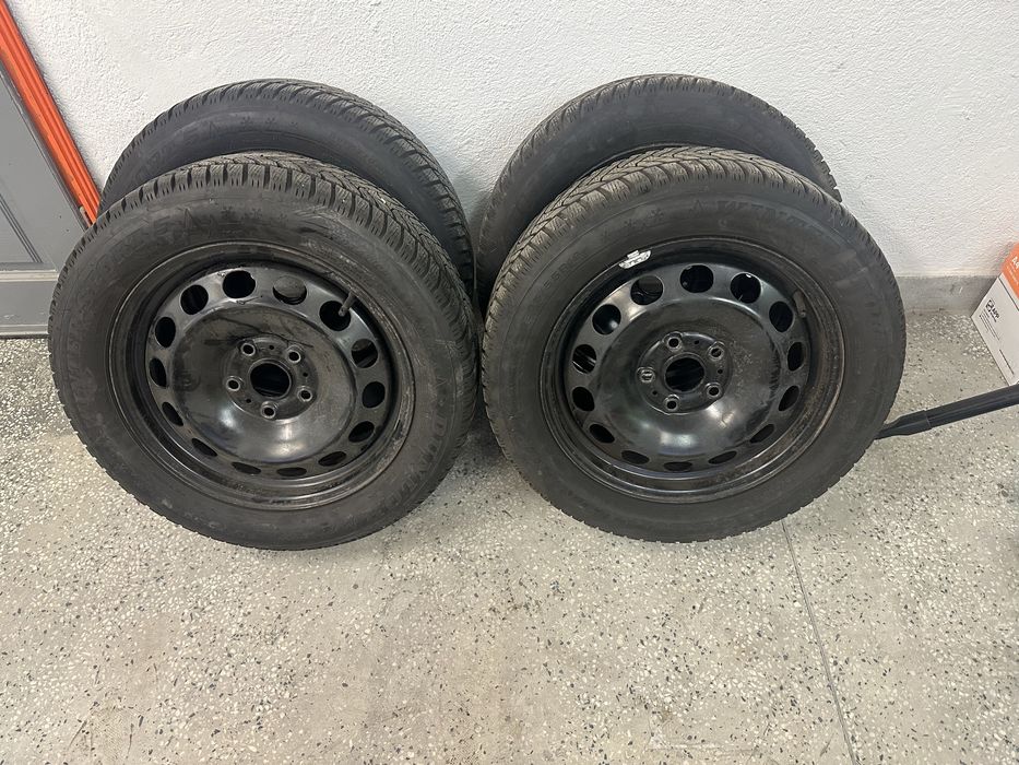 Гуми с Джанти ориг VW 6j16 Гуми Dunlop 205/55R16