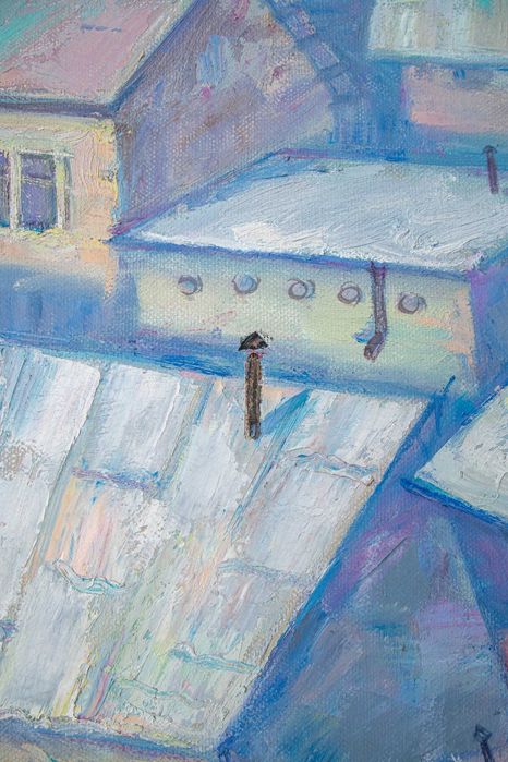 Картина Белая Бухара. 65х80 см. Холст, масло