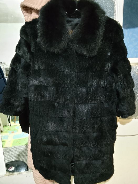 Шуба натуралка кролик