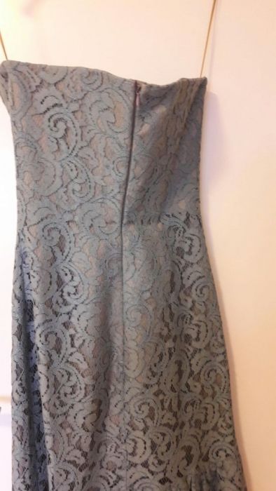 Rochie PNK noua, cu eticheta, mar.38, cu dantela si corset