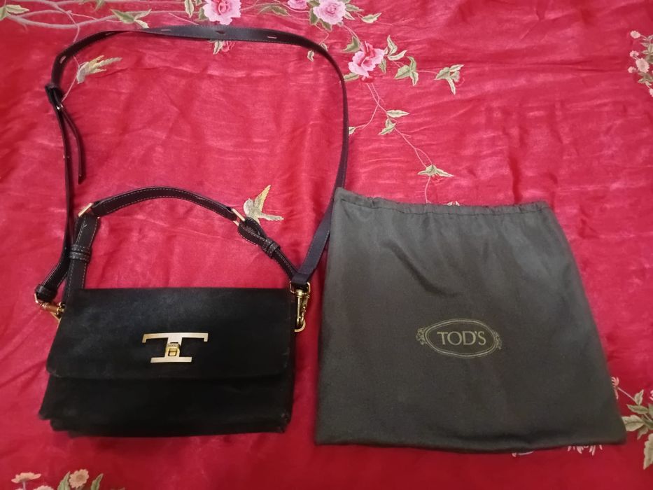 Продам натуральную замшевую сумку бренда TOD'S Италия
