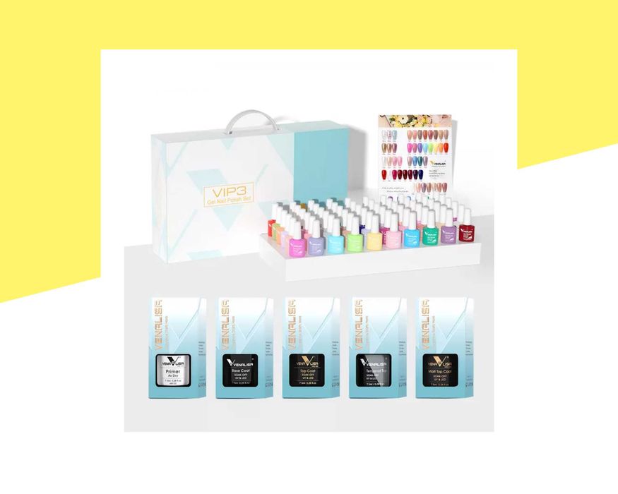 Комплект VIP3 гел лакове VENALISA – 60 + 5 и мострена книга