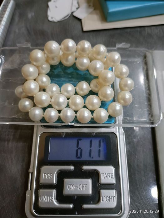 Vind șirag de perle akoya cu închizătoare din aur 14kt