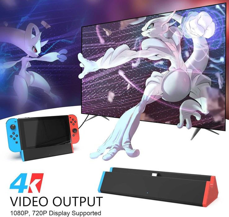 Преносимо зарядно устройство, съвместимо с Nintendo Switch