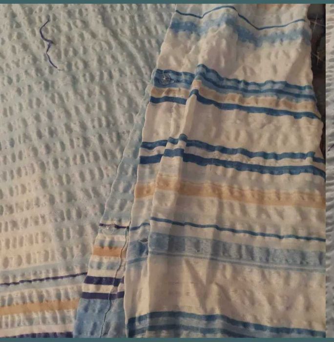 Set lenjerie pat dublu utilizat fără fețe pernă