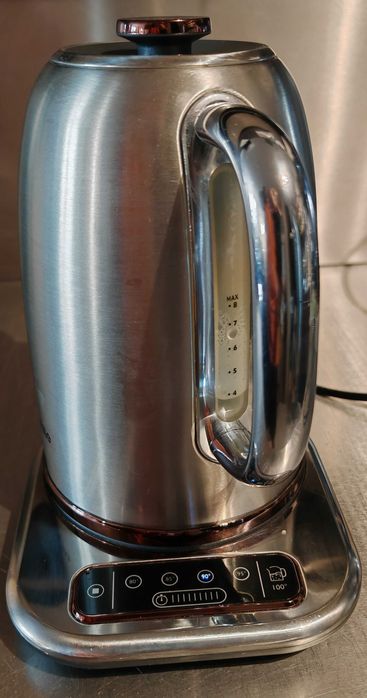 ВИДЕО * Електрическа кана Breville Selecta * Избор 80/85/90/95/100°C | 1.7 л | 3 kW бързо кипене | Цифров контрол | Матирана неръждаема стомана VKT159