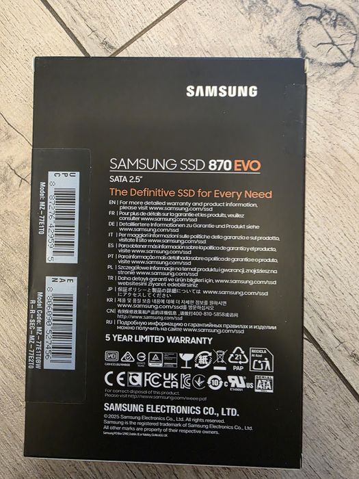 Samsung 870 EVO 1TB SSD