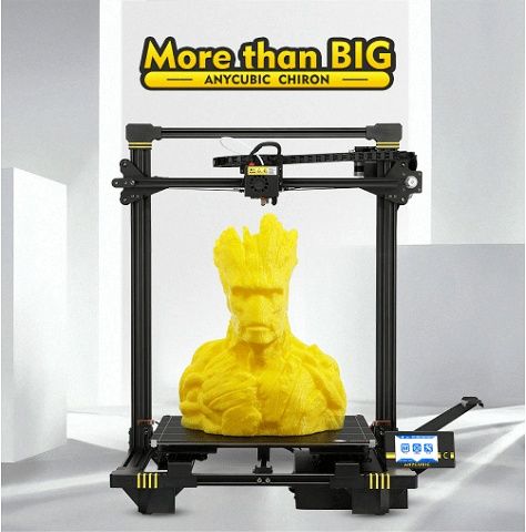 Anycubic Chiron 3D принтер - отлично състояние + аксесоари