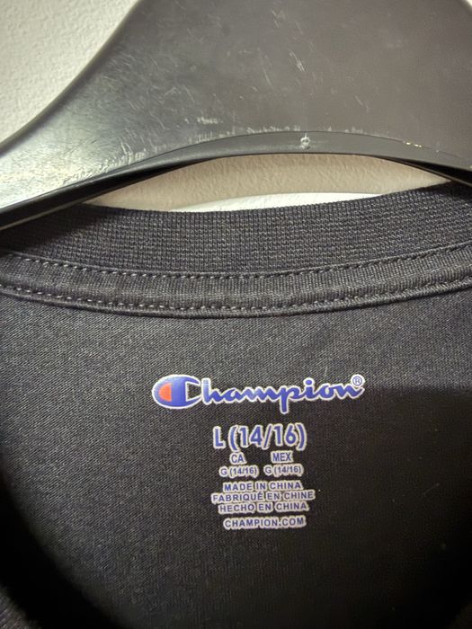 Черна тениска Champion