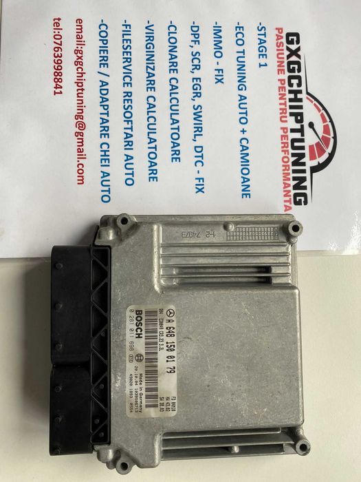 ECU  Mercedes E320 3.2 CDI, 0281011698, A6481500179