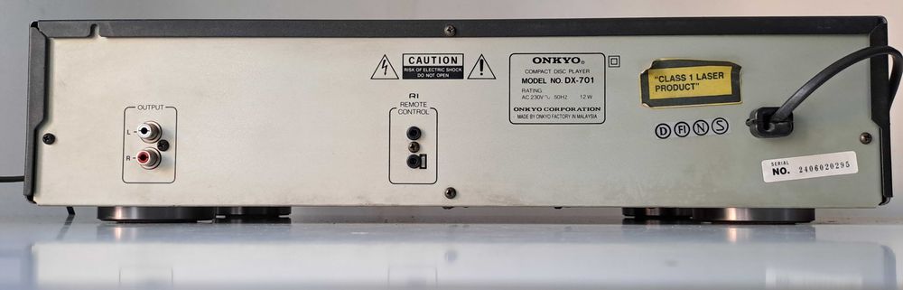CD Player Onkyo DX-701 – High Fidelity Component