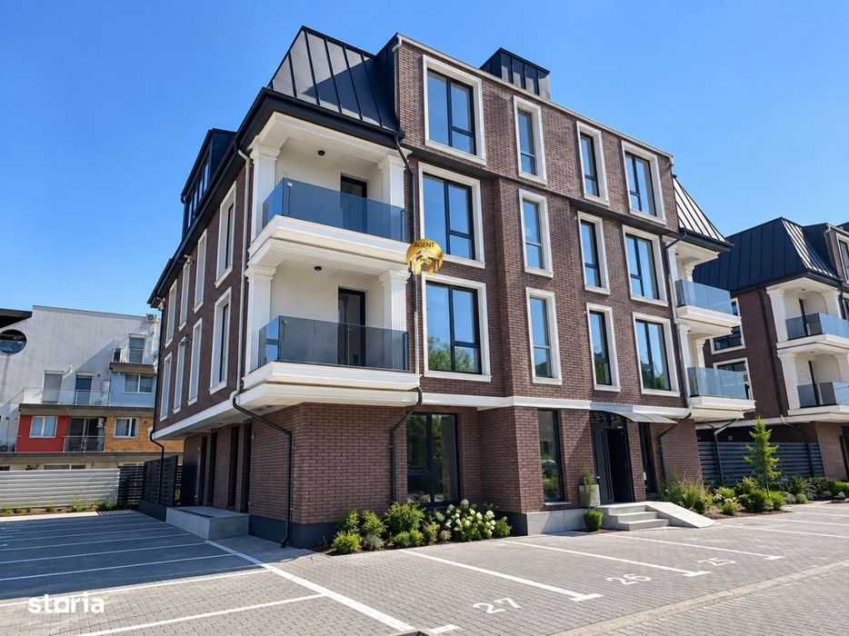APT. 4 - Garsoniera 36.5 mp + Curte proprie 27mp in Bloc Finalizat! -