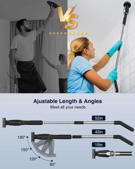 Електрическа четка за почистване с телескопична дръжка, липсващи части