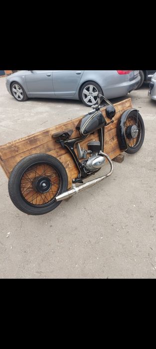 Пано с ретро мотор